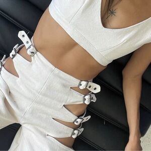 Defi Design Beige Pants Ins